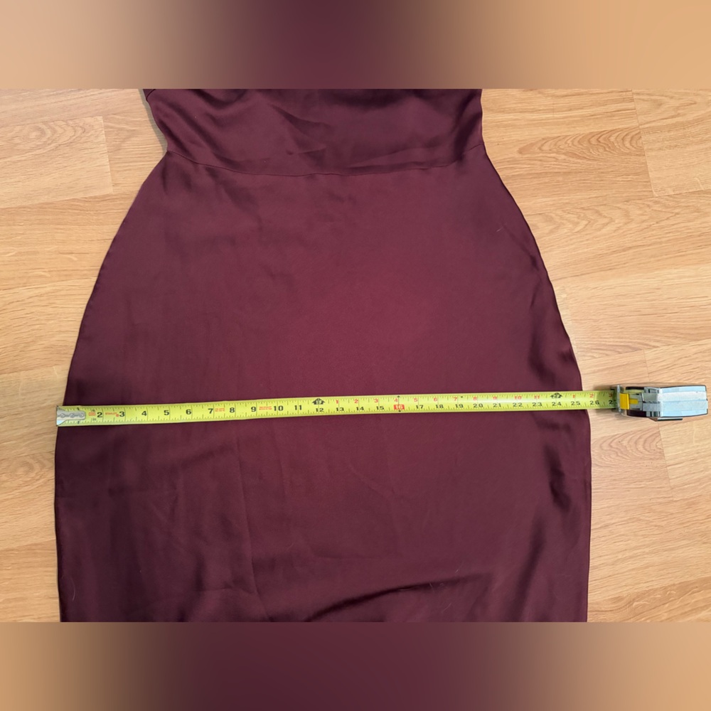Park & Fifth Halter Burgundy Dress - Picture 8 of 9